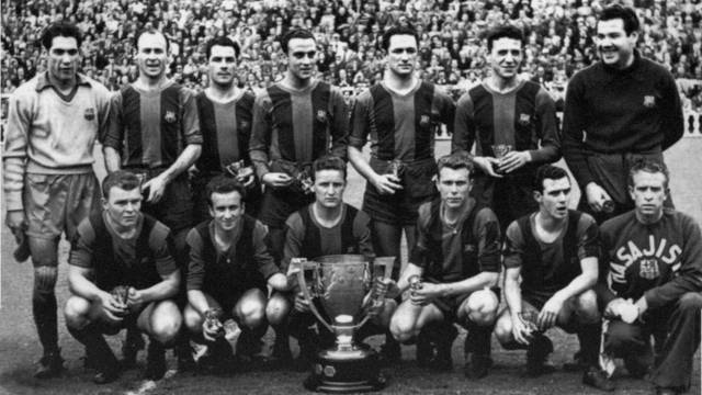 Equip del Barça dels anys 50